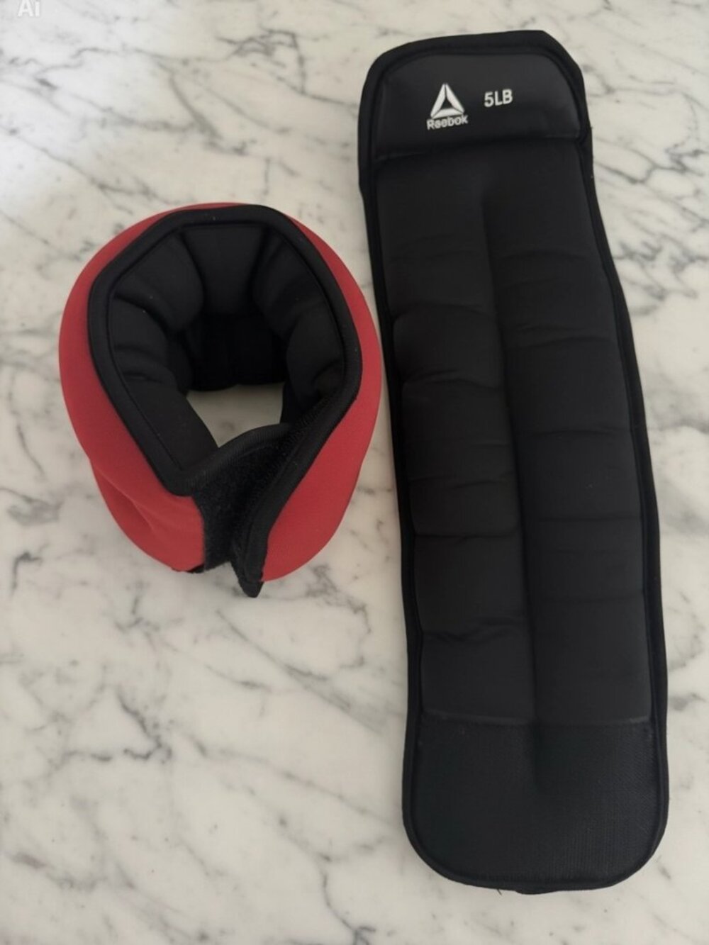 Pair of Reebok 5 lbs wrist or ankle weights